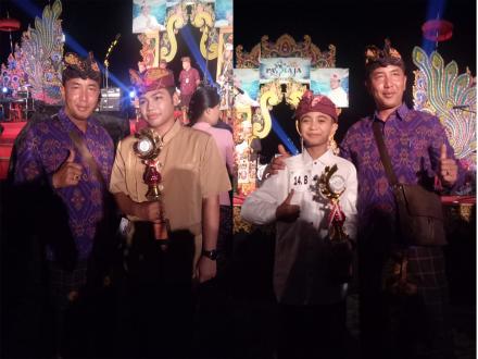 PASRAJA, Gobleg kembali sabet 2 Gelar Juara dalam Lomba Nyastra Bali dan Lomba Pidarta Bali